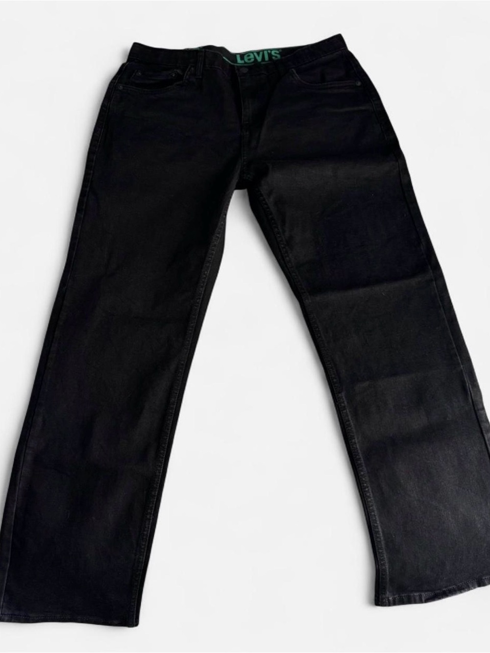 Levi's Black Straight Jeans - Boys Husky Classic Straight Fit
